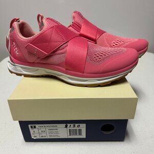 TIEM Slipstream Indoor Cycling Shoes, Coral Pink, Size 8